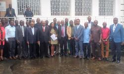 Photo of participants at Climate change Ceremony.