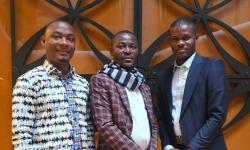 Hon. Zunu K. Duyann, Assistant Minister for Land Transport and Team
